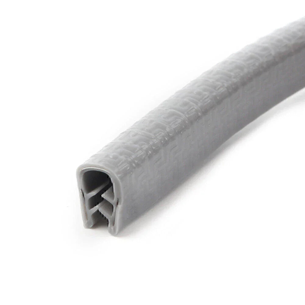 13Ft Universal Rubber Seal Trim Molding Strip for Auto Door Edge Protector Grey