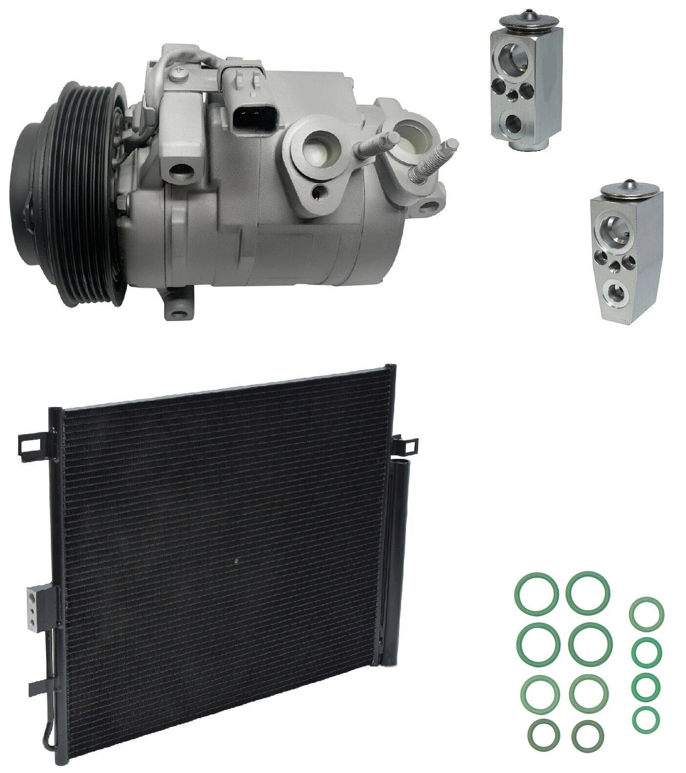 AC Compressor Kit With Condenser for Dodge Durango 5.7L (2016–2016)