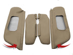 Sunvisors Set Cover PVC Leather for Ford F250 F350 F450 F550 (1999–2007)