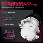 A/C Compressor and Clutch Assembly for Mercury Milan 2.3L (2006–2009) 68670