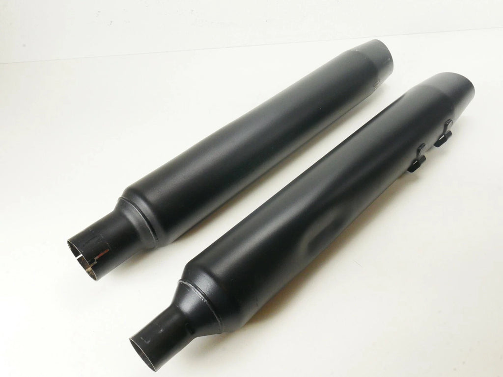 4" Slip-On Mufflers Exhaust for Harley Davidson Touring (2017–2021) Black OEM