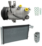 AC Compressor Kit with Condenser Replacement for Kia Forte 2.0L (2021–2023)