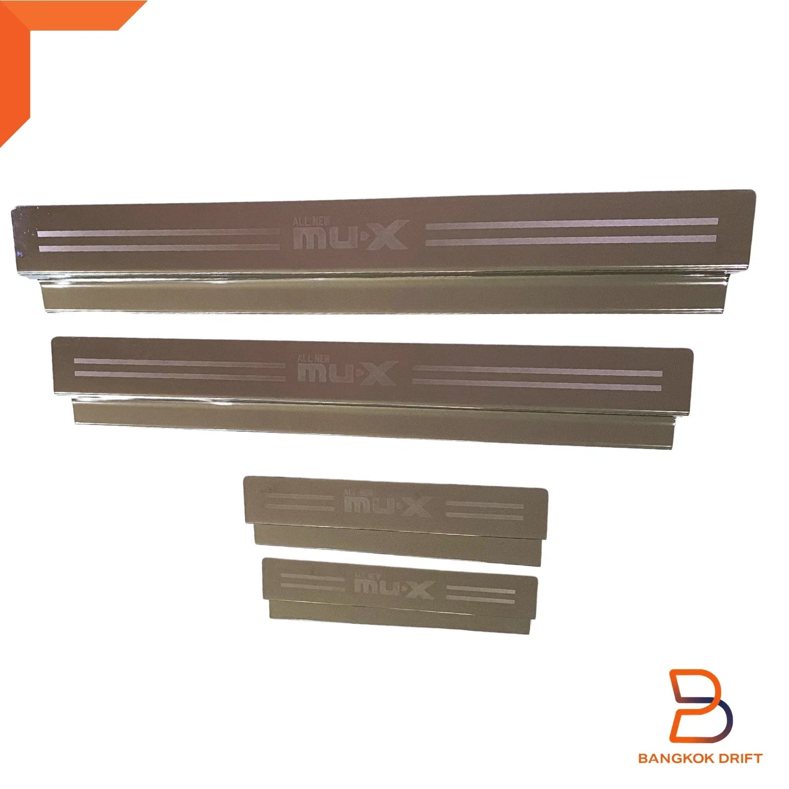 Stainless Steel Kick Step Plate Door Sill Guard for Isuzu MU-X (2021-2024)