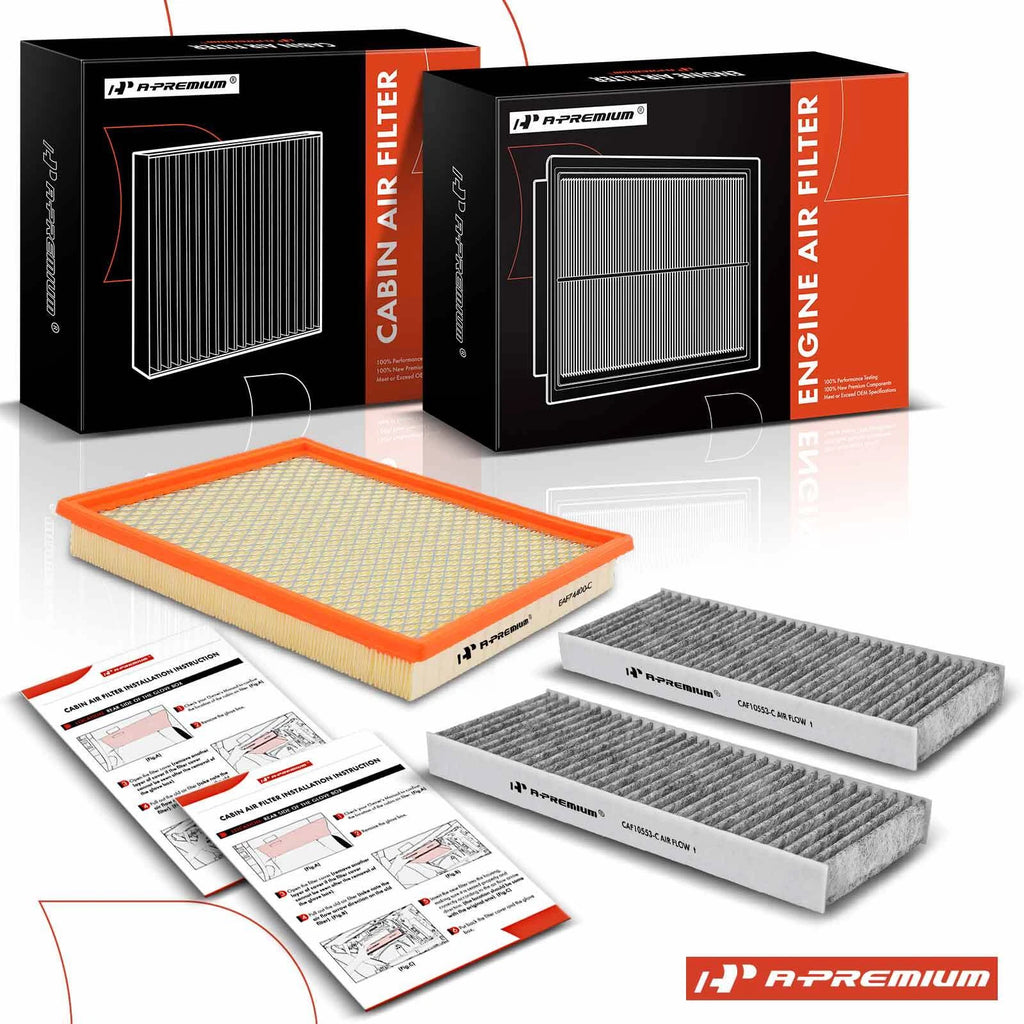 Engine & Activated Carbon Cabin Air Filter for Suzuki Nissan Frontier 