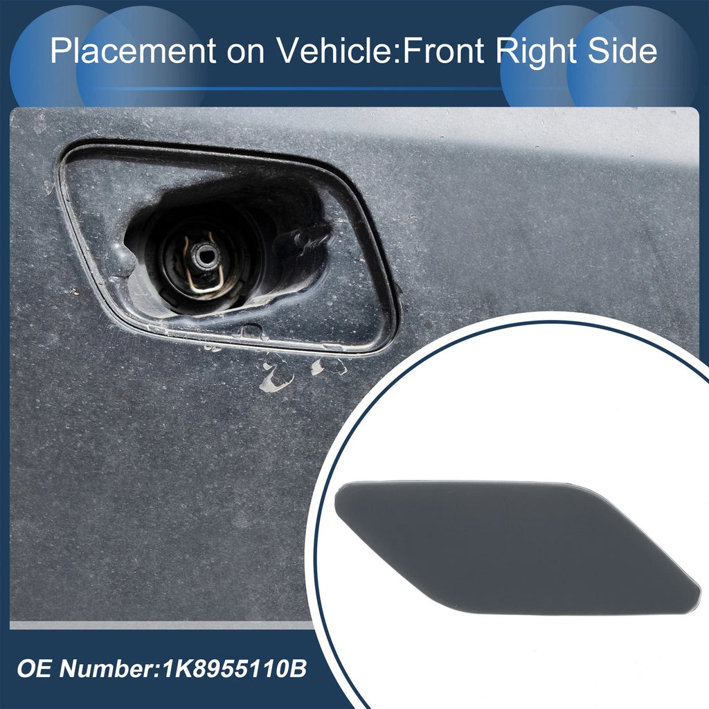 Front Right Washer Nozzle Cover Cap for Volkswagen Scirocco (2009–2014)