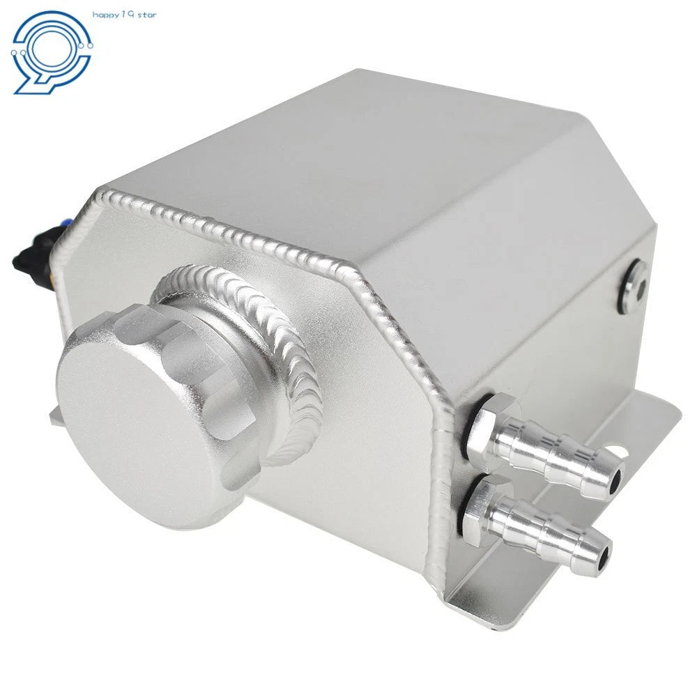 Aluminum Coolant Overflow Bottle for Universal Vehicles (1L)