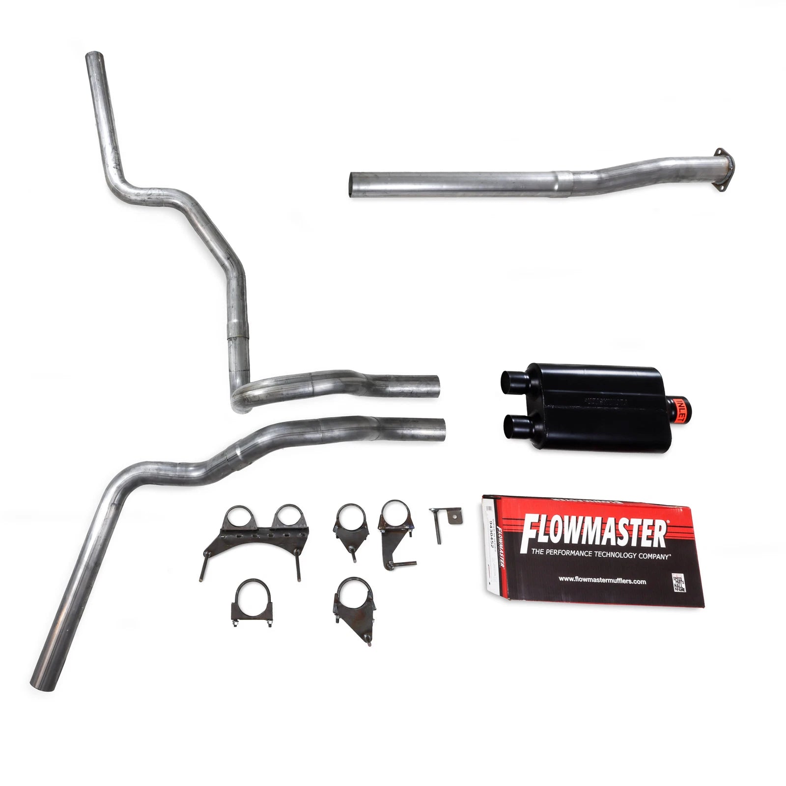 Dual Exhaust Kit for Toyota Tacoma (2016–2023) 2.5" Flowmaster Super 40