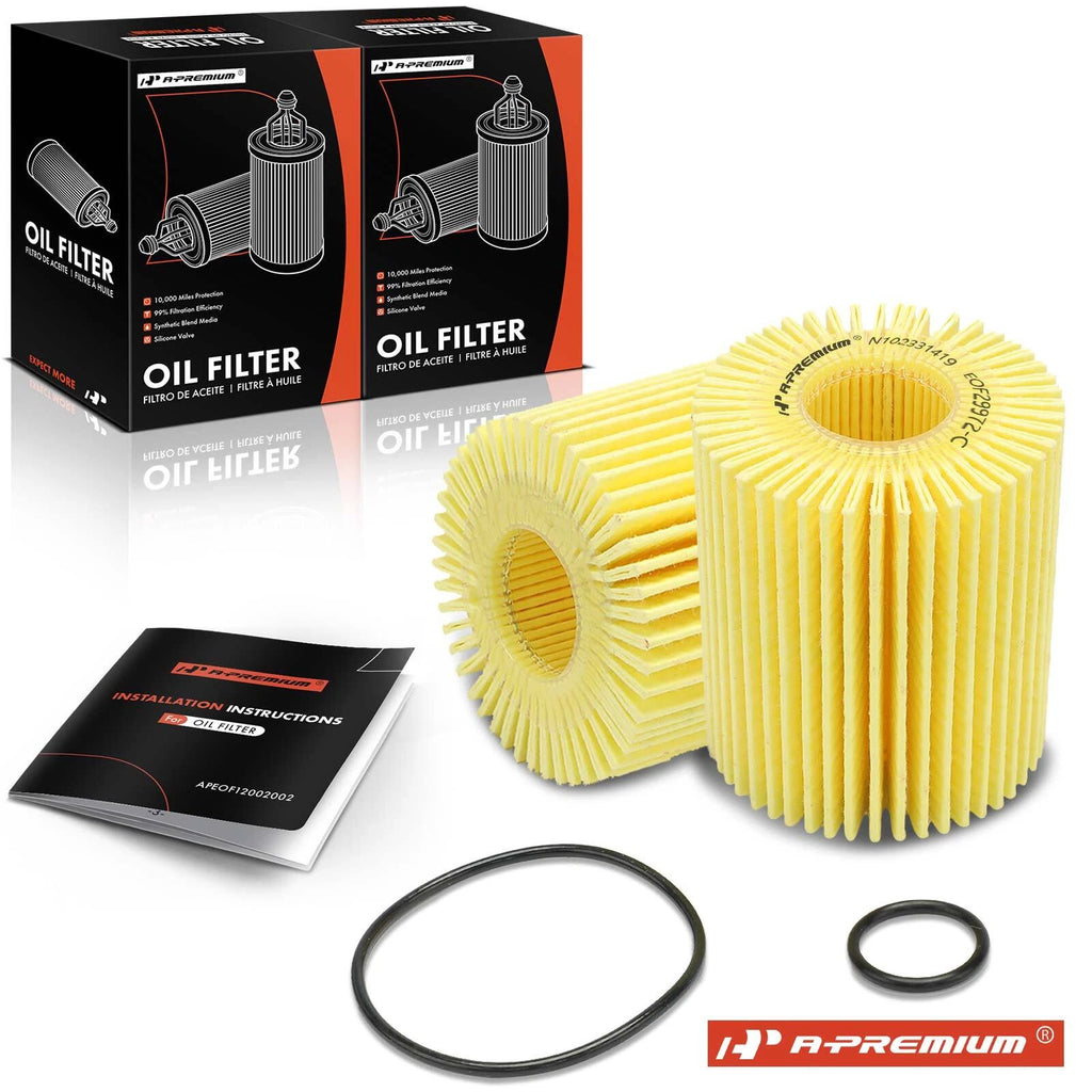 Engine Oil Filter for Toyota Tundra 2011–2014 & 4Runner 2010–2023 (2 Pack)