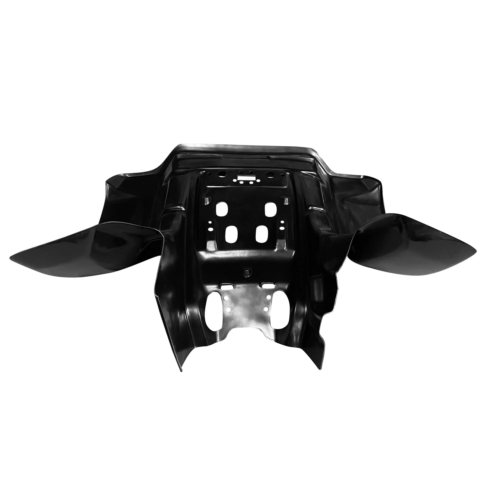 Set of 2 Black Front & Rear Fenders for Honda TRX250R (1986–1989)