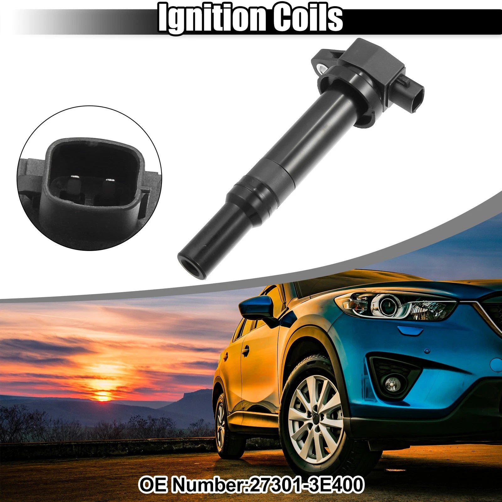 Ignition Coils for Hyundai Santa Fe GLS 2.7L V6 (2007–2009)