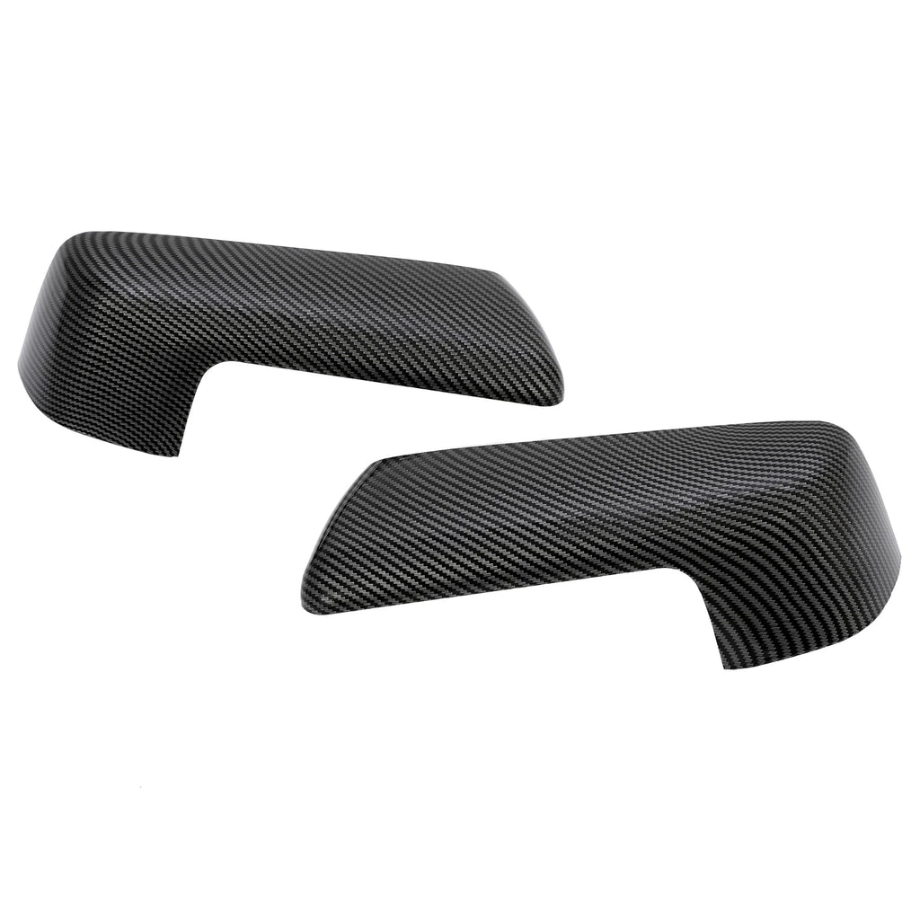 Upper Top Half Mirror Cover for GMC Sierra 1500 (2019–2024) Carbon Fiber