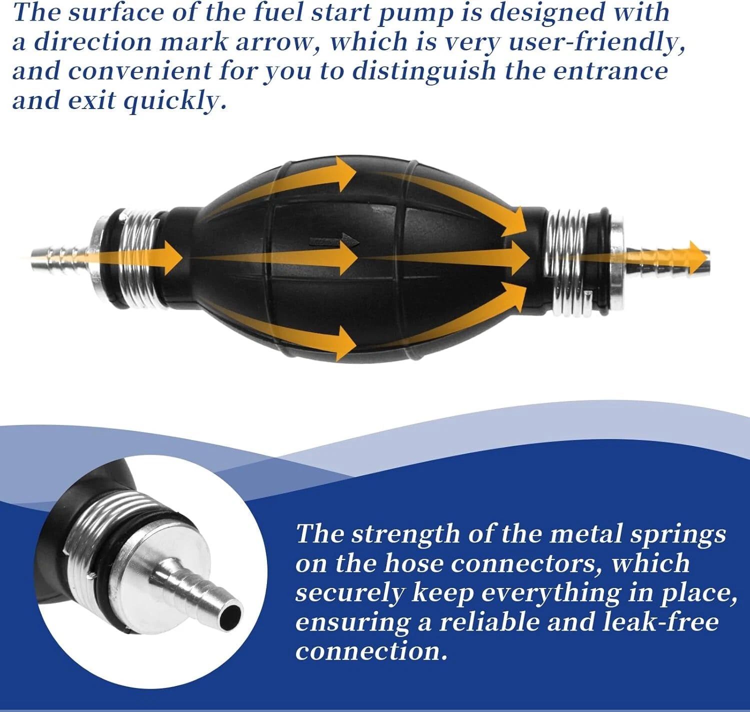 Fuel Pump Hand Primer Bulb for All Fuels 6-12mm (9001080A)