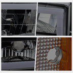 C-Shape LED DRL Headlights for GMC C/K Pickup Suburban Yukon (1994–2000)