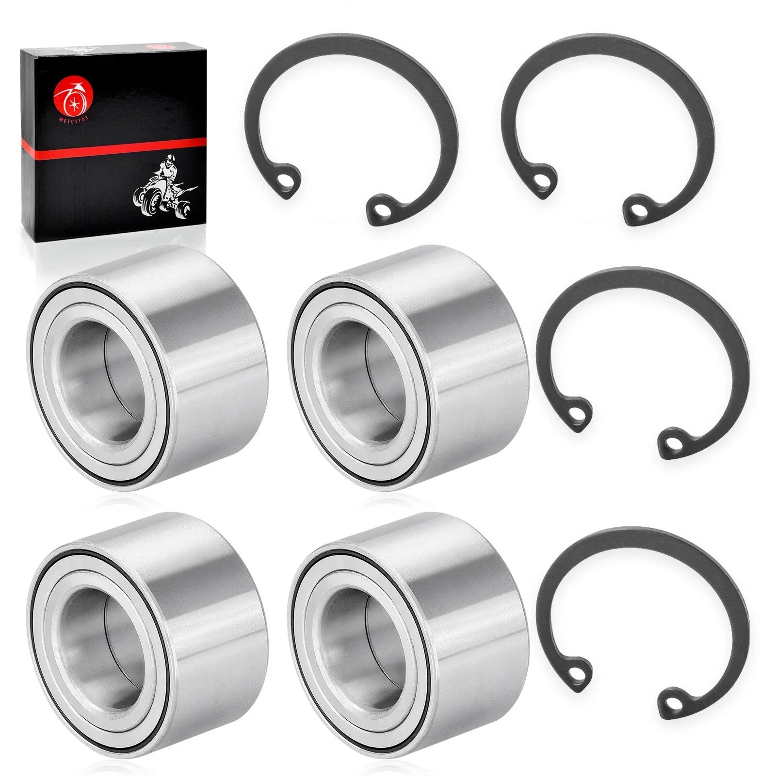 Front & Rear Wheel Bearing Kit for Honda Pioneer 1000 (2016–2022)