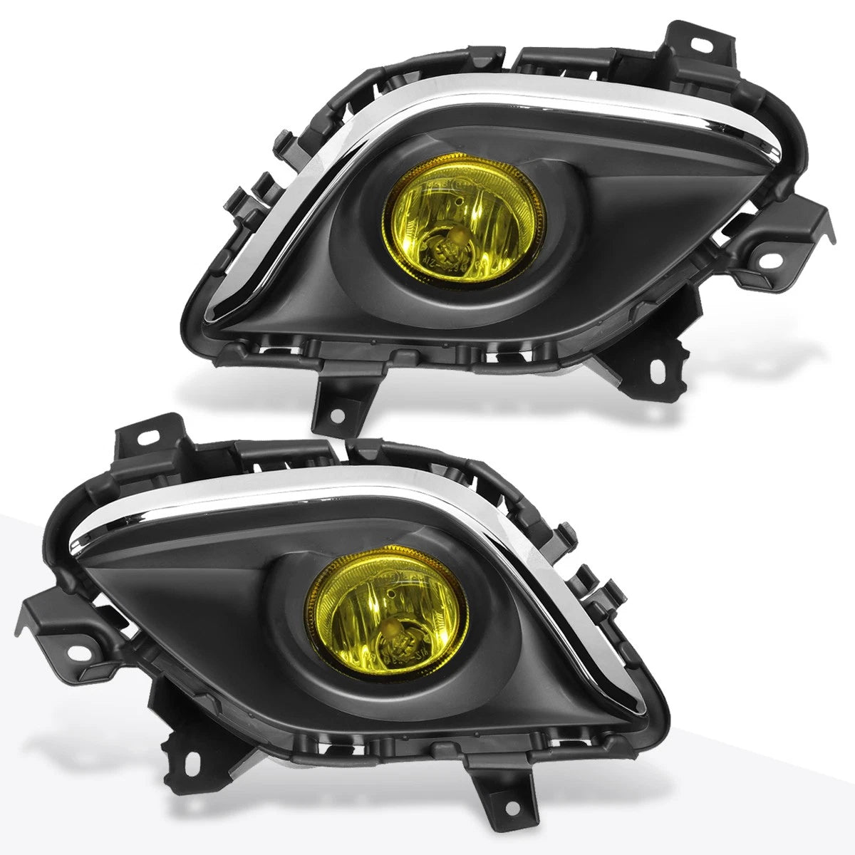 Fog Lights for Mazda 6 (2014–2016) - Amber Lens, Chrome Bezel, Switch
