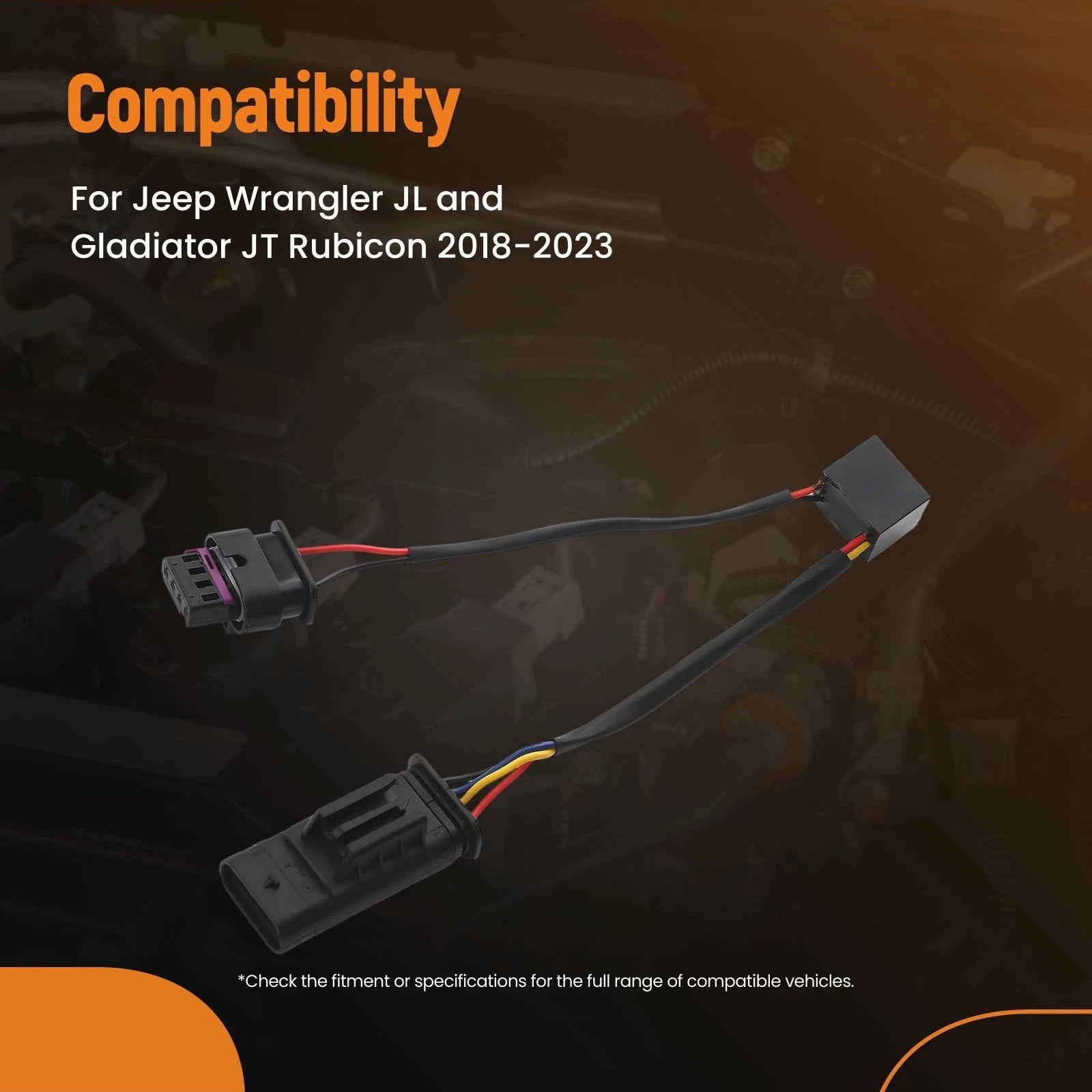 Axle Locker Sensor Harness for Jeep Wrangler JL JLU (2018–2023)