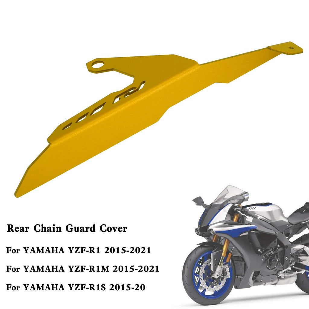 Rear Sprocket Chain Guard Cover for Yamaha YZF R1 R1M R1S (2015–2021) Gold