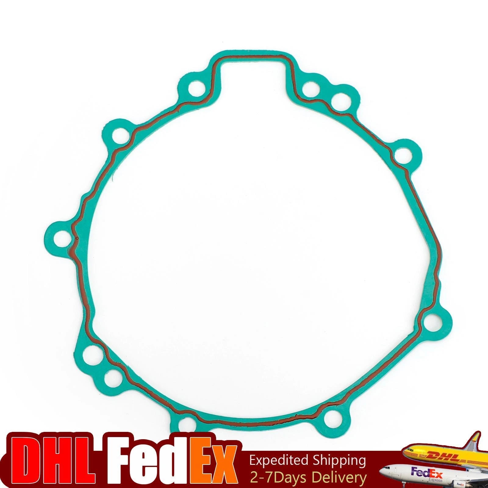 Left Engine Stator Cover Gasket for Kawasaki Ninja ZX6R ZX600 ZX636 (2007–2022) U3