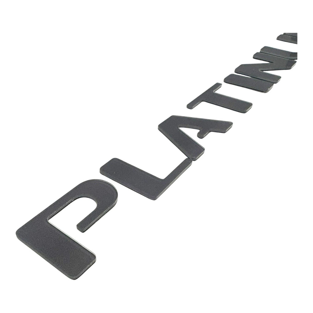Tailgate Insert Letters Replacement for 2023–2025 Ford Super Duty Platinum