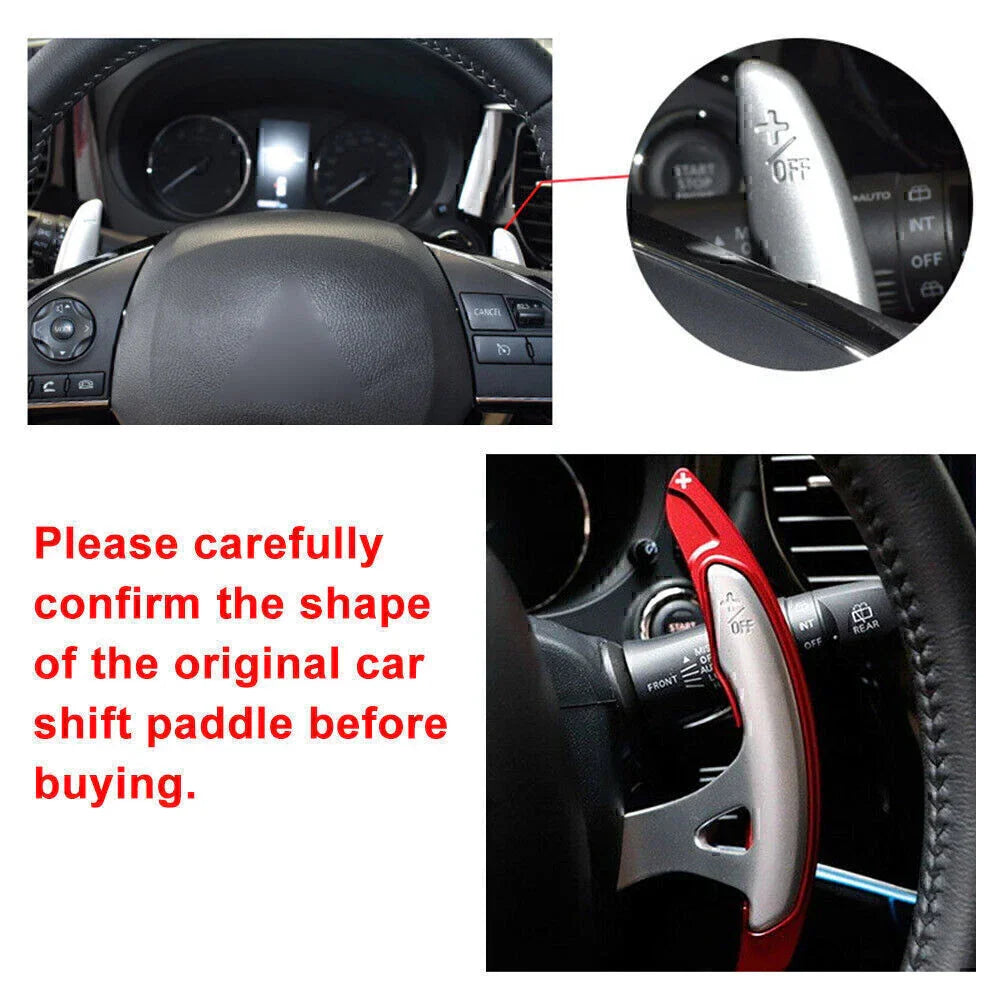 Steering Wheel Paddle Shifter Extensions for Mitsubishi Lancer Evo X (2008-16)