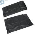 Set of 2 Front Seat Covers for Club Car Precedent (2004–Present) - Black