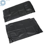 Set of 2 Front Seat Covers for Club Car Precedent (2004–Present) - Black