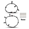 2 Glow Plug Harnesses & 8 Glow Plugs ZD13 for Ford F250 6.0L (2005–2007)