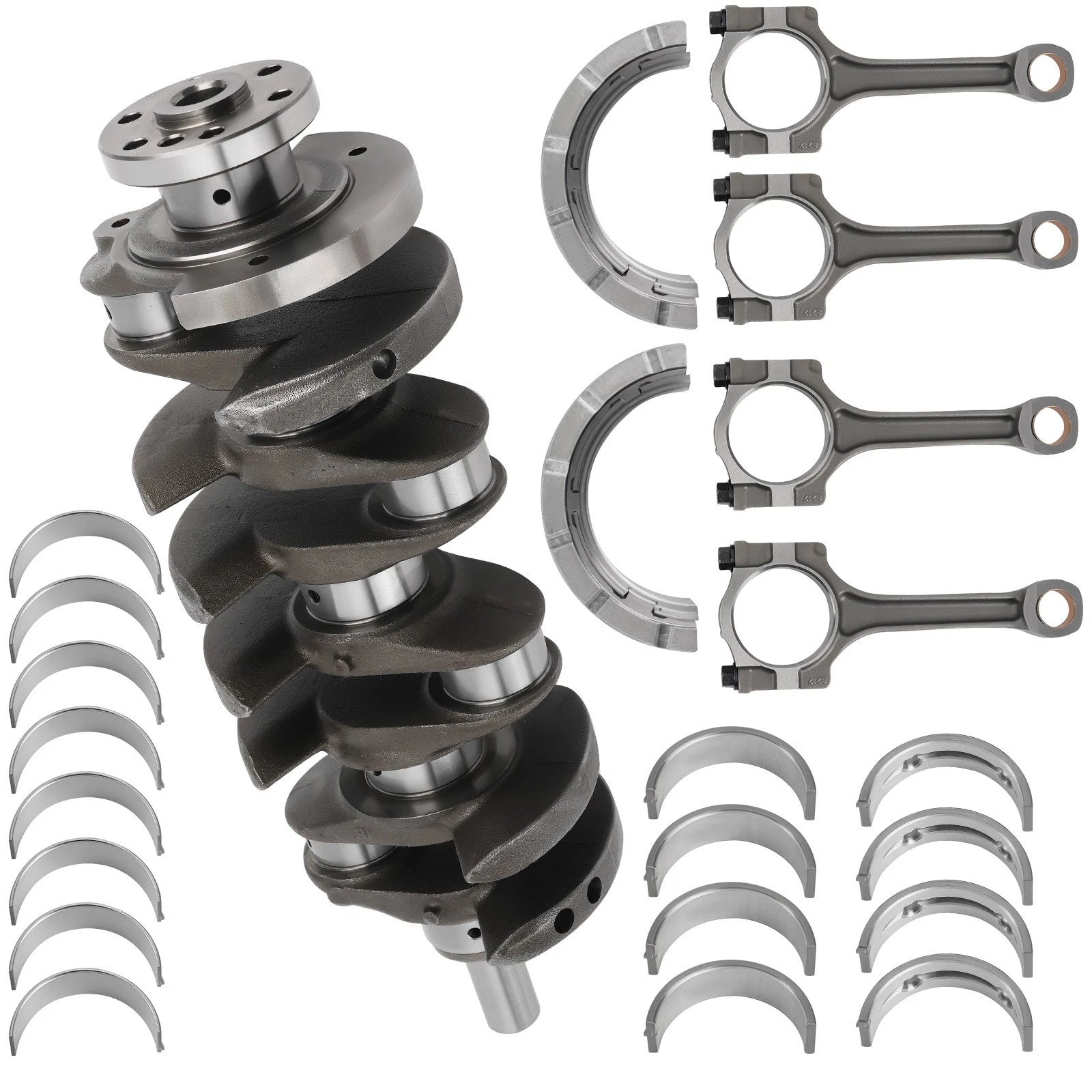 Crankshaft & Connecting Rods Set for Chevrolet Malibu 2.4L (2008–2012) 12578182 12596088