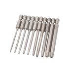 10pc Tamper Resistant Star Bits for Power Tools (75mm)