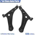 Set of 2 Lower Control Arms for Mitsubishi Mirage (2014–2018)