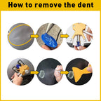 Set of 2 Car Pulling Tabs for Paintless Dent Repair