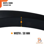 6" Matte Black Fender Flares for Isuzu D-Max DMAX Ute (2020-2023)