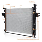 Aluminum Core Radiator for Jeep Grand Cherokee 4.7 AT (2001–2004) DPI-2336