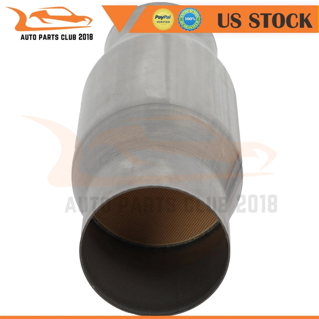 Universal Catalytic Converter 3" In/Out Stainless Steel 410300 OBDII
