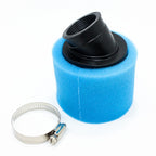 48mm Bent Angled Foam Air Filter Pod for PIT PRO Trail Quad ATV