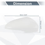 Right Mirror Cover Cap for Ford Fusion (2013–2019) - White, Turn Signal Models