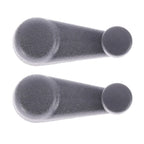 Window Crank Handle 2 x Grey for Isuzu N-series (1994–2004)