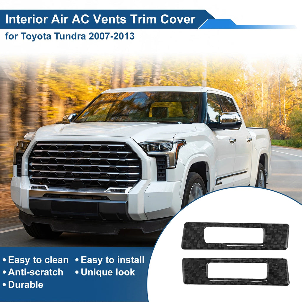 Set of 2 Air Condition Outlet Vent Trim Covers for Toyota Tundra (2007–2013)