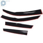 Set of 4 Window Visor Deflectors for Mazda 3 Hatchback (2004-2009)