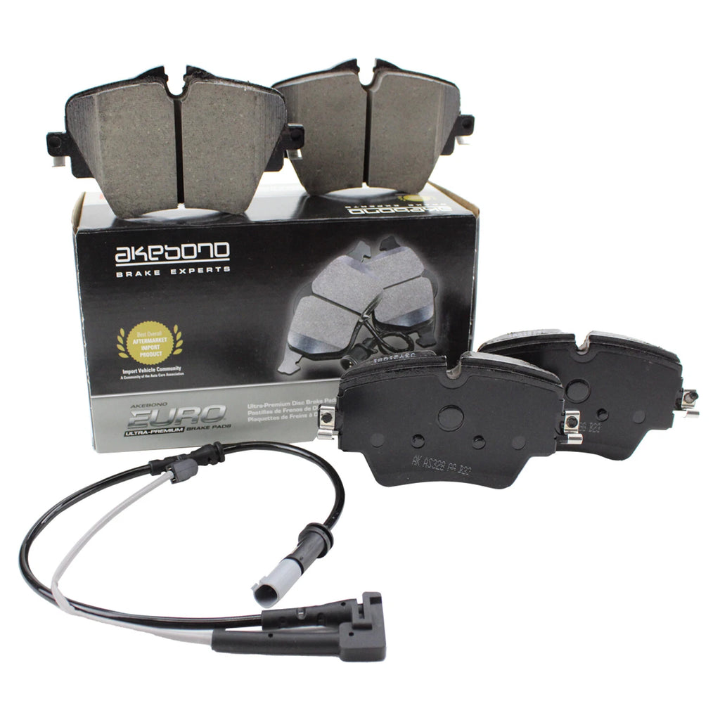Set of 4 Akebono Euro Premium Front Ceramic Brake Pads for BMW F48 X1 F39 X2 Mini F54 F60