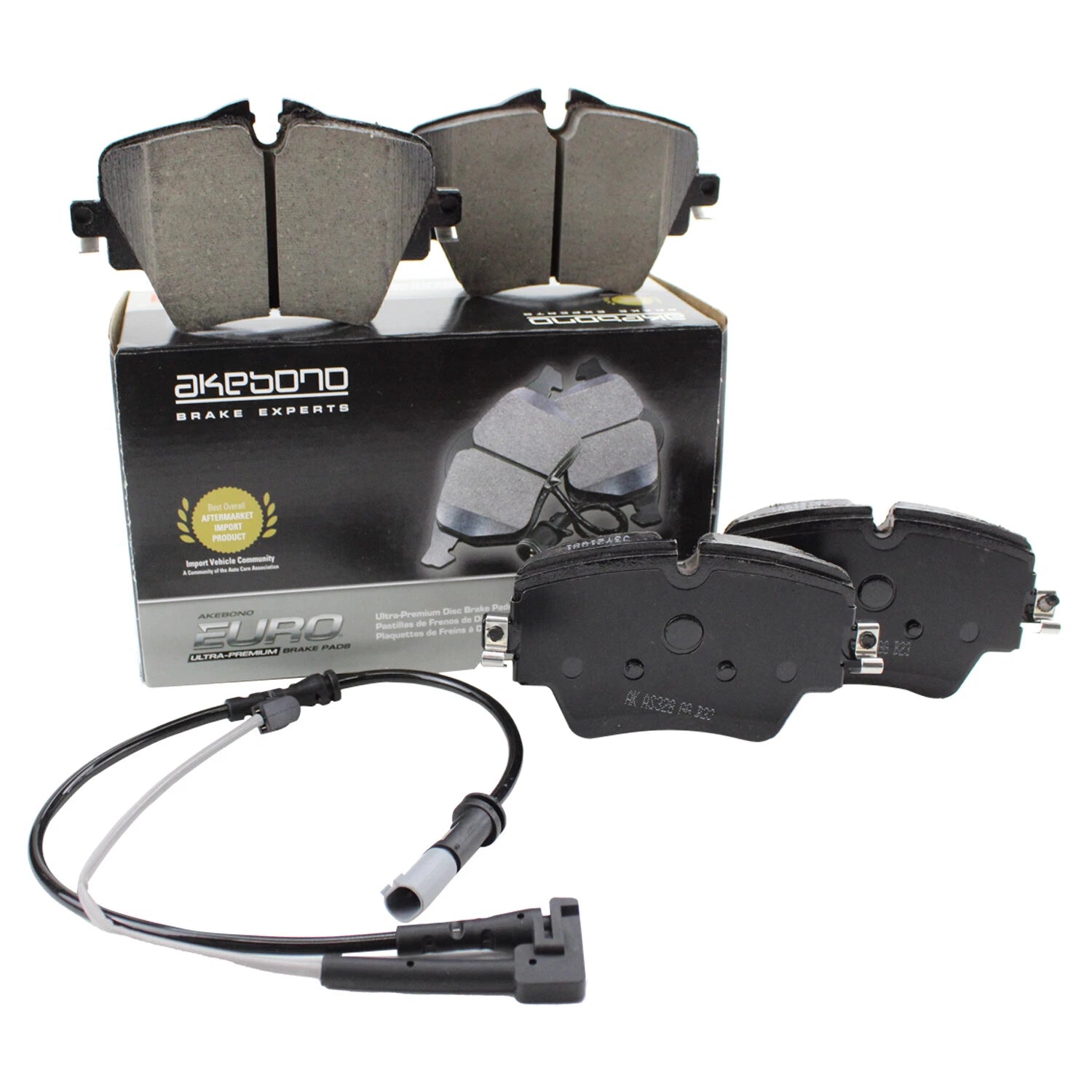 Set of 4 Akebono Euro Premium Front Ceramic Brake Pads for BMW F48 X1 F39 X2 Mini F54 F60
