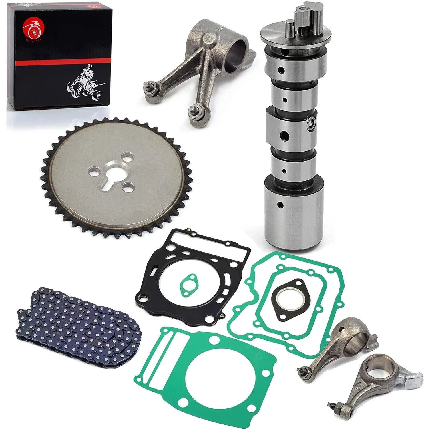 Cam Shaft & Rocker Arm & Gasket Kit for Polaris Sportsman 500 (1996–2012)
