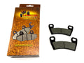Monster Front Brake Pads for Polaris 2206025 (Left/Right, Ceramic, Low Dust)