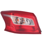 Replacement Driver Side Outer Tail Light Assembly for Nissan Sentra (2016–2019)