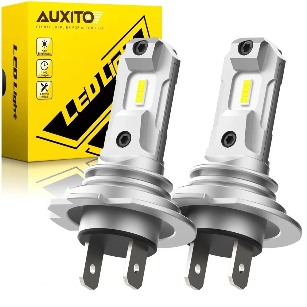 2X CANBUS H7 LED Headlight Kit High Low Beam Bulbs 6500K for