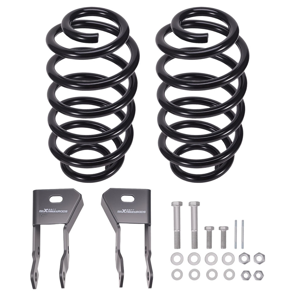 Set of 4 Rear Lowering Springs for GMC Yukon Tahoe Avalanche (2007–2020) 4" Drop