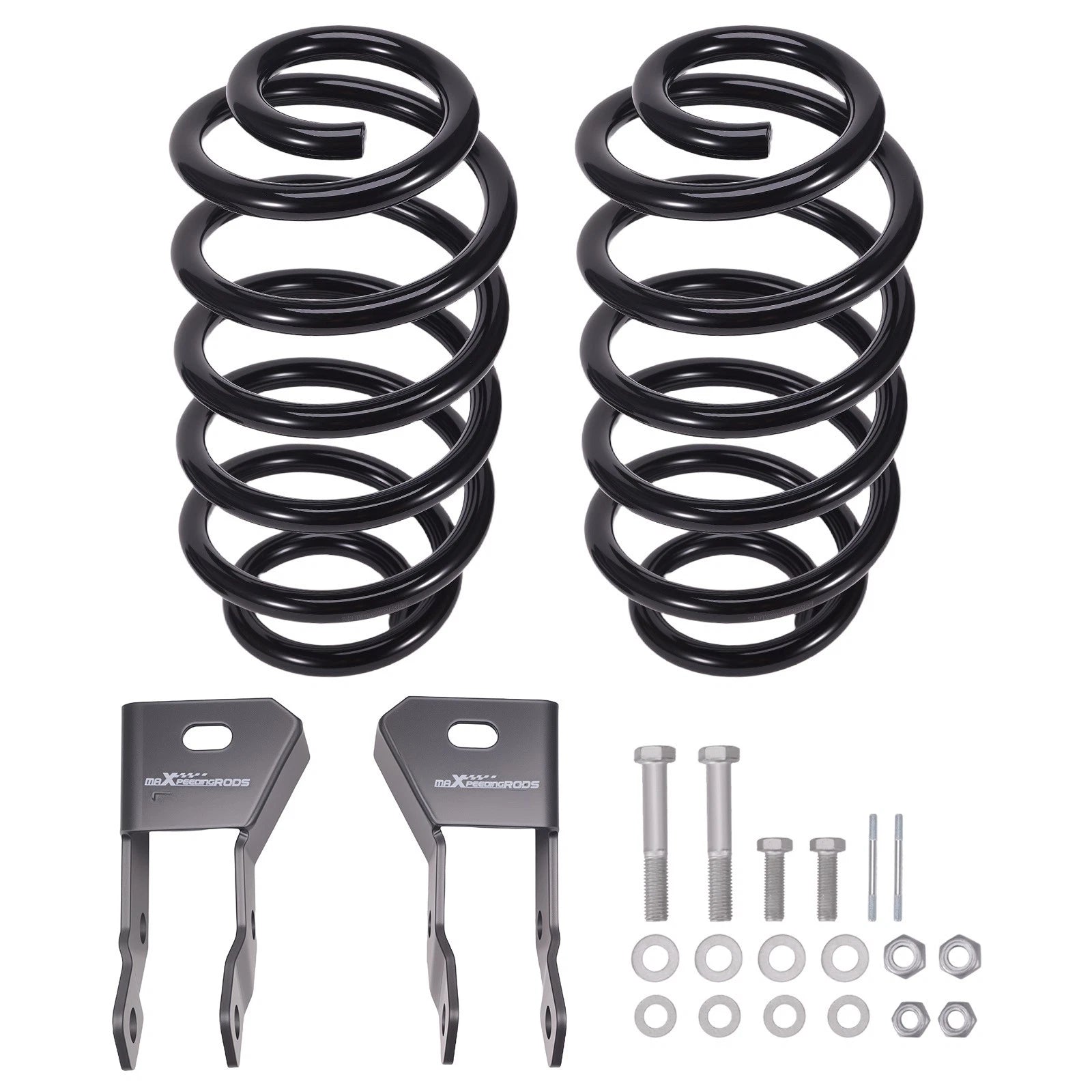 Set of 4 Rear Lowering Springs for GMC Yukon Tahoe Avalanche (2007–2020) 4" Drop