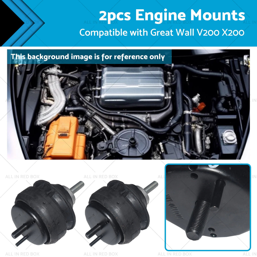 2X Engine Mount for Great Wall V200 X200 (2010–2018) GW4D20 Diesel