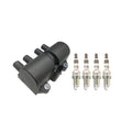 Set of 4 Hitachi Ignition Coils & NGK Iridium Spark Plugs for Aveo (2004–2011)