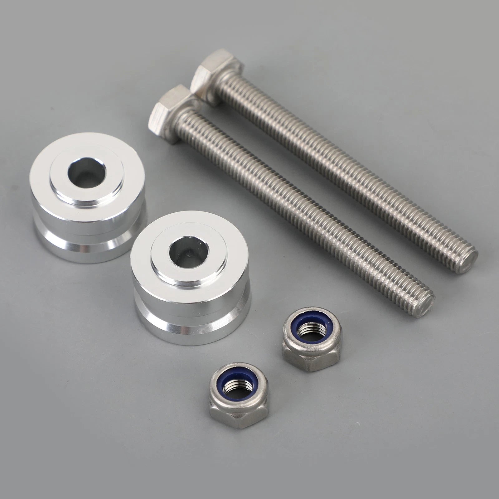 CNC Silver Handlebar Bar Risers for Suzuki DL 1050 V-Strom 1050, XT (2019–2020)
